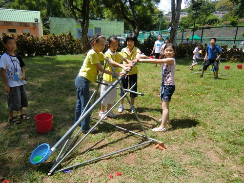 分組游戲：羅馬炮架。